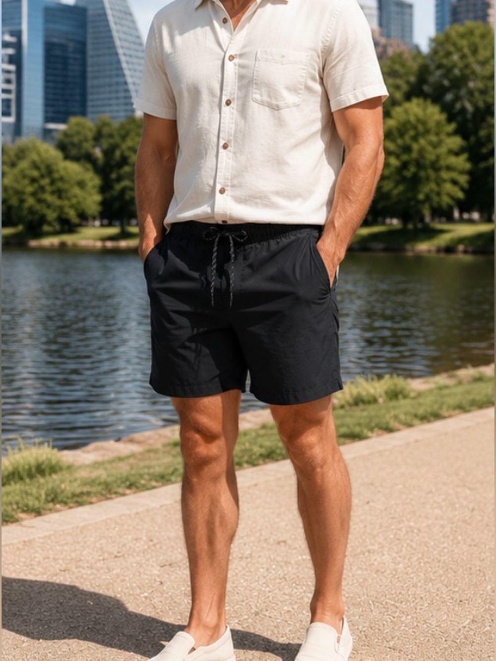 Chubbies Everywear Performance Shorts Size XXL Men's Black Shorts